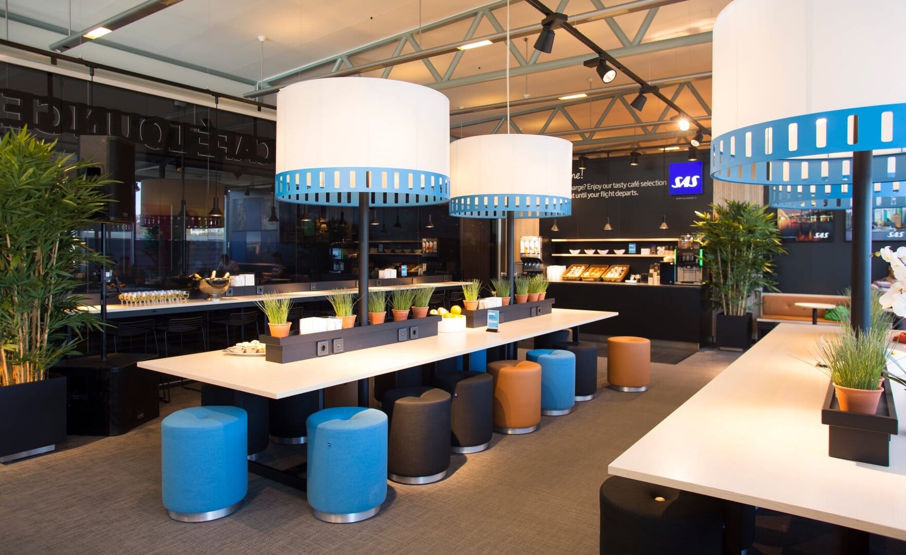 SAS nye cafélounge i Tromsø har blitt innviet