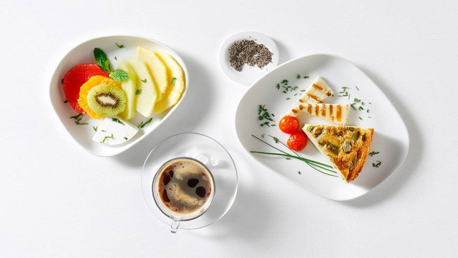 Airline review Cuisine - Aegean Airlines - 4