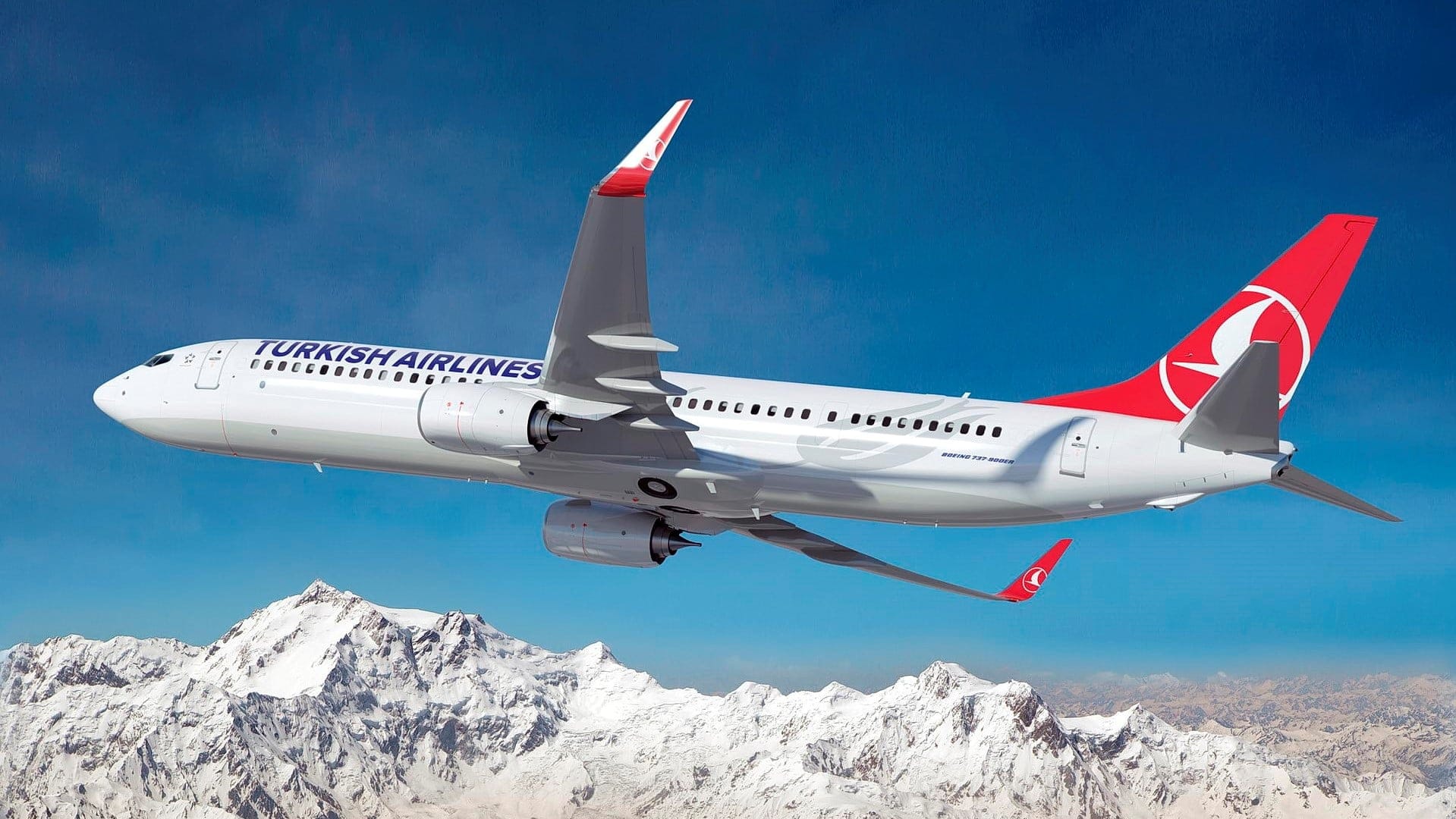 turkish airlines in the sky