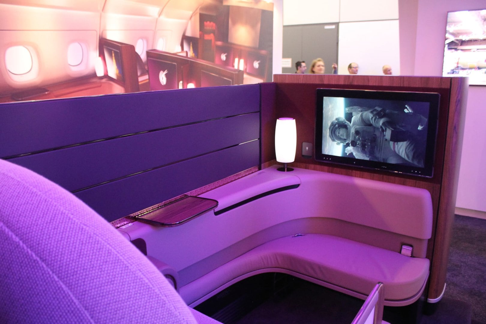 De første billeder af Qatar Airways nye første klasse på Airbus A380