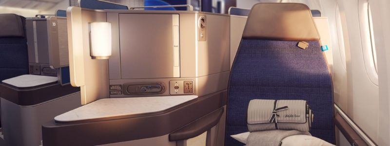 United Airlines nya Polaris Business Class har haft premiär