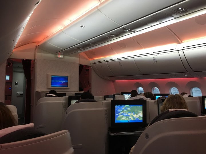 Ble Qatars business class løsningen for en med flyskrekk? - 9