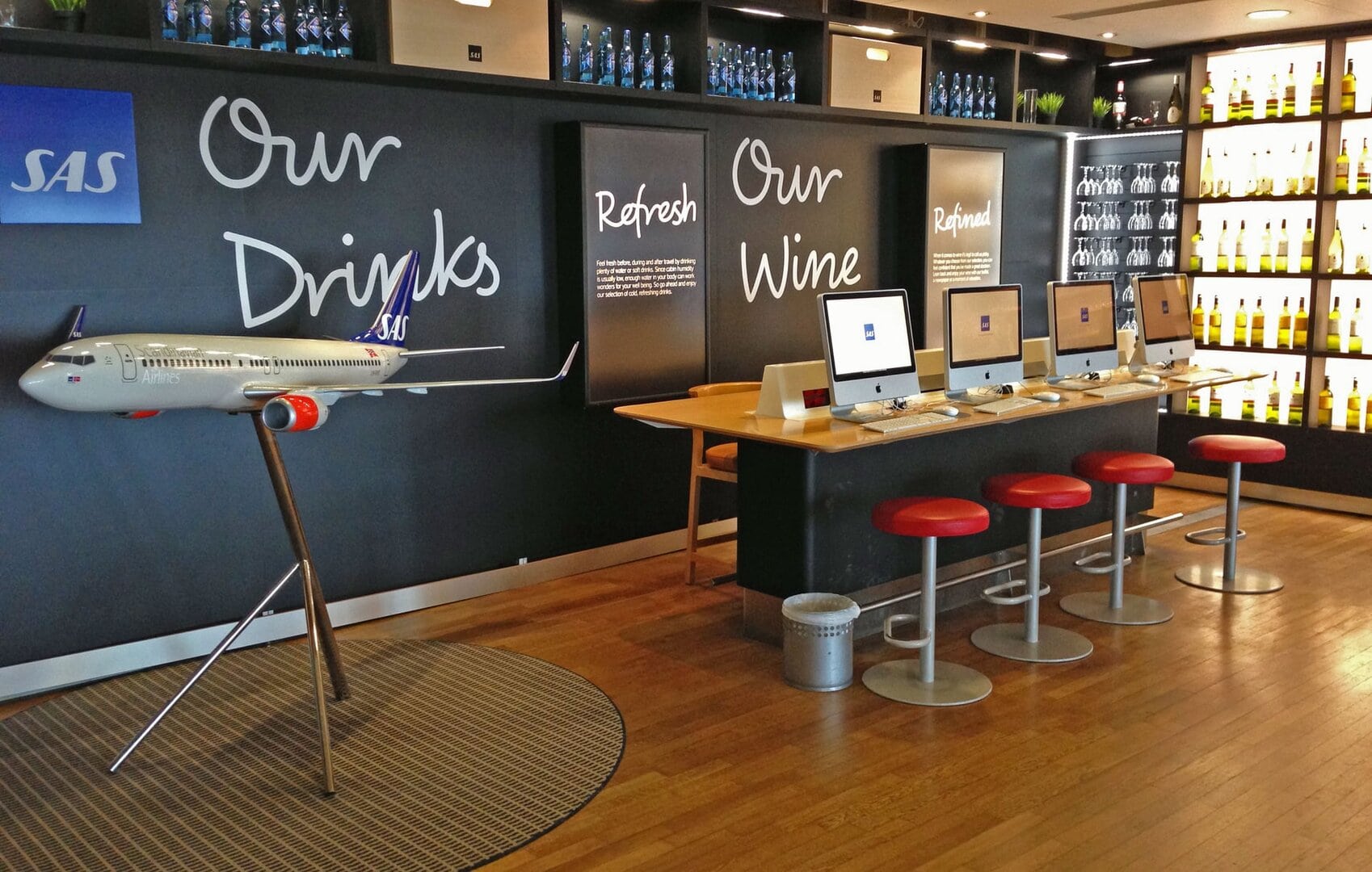 Ny udvidet SAS-lounge undervejs på Oslo Gardermoen