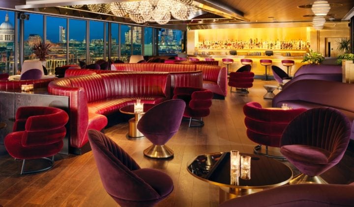 Världens tio bästa hotelltakbarer - Rumpus Room, Mondrian London
