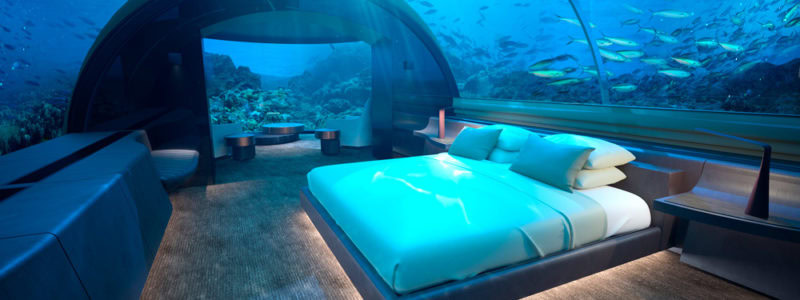 Verdens første undervannssuite åpner neste år på Maldivene