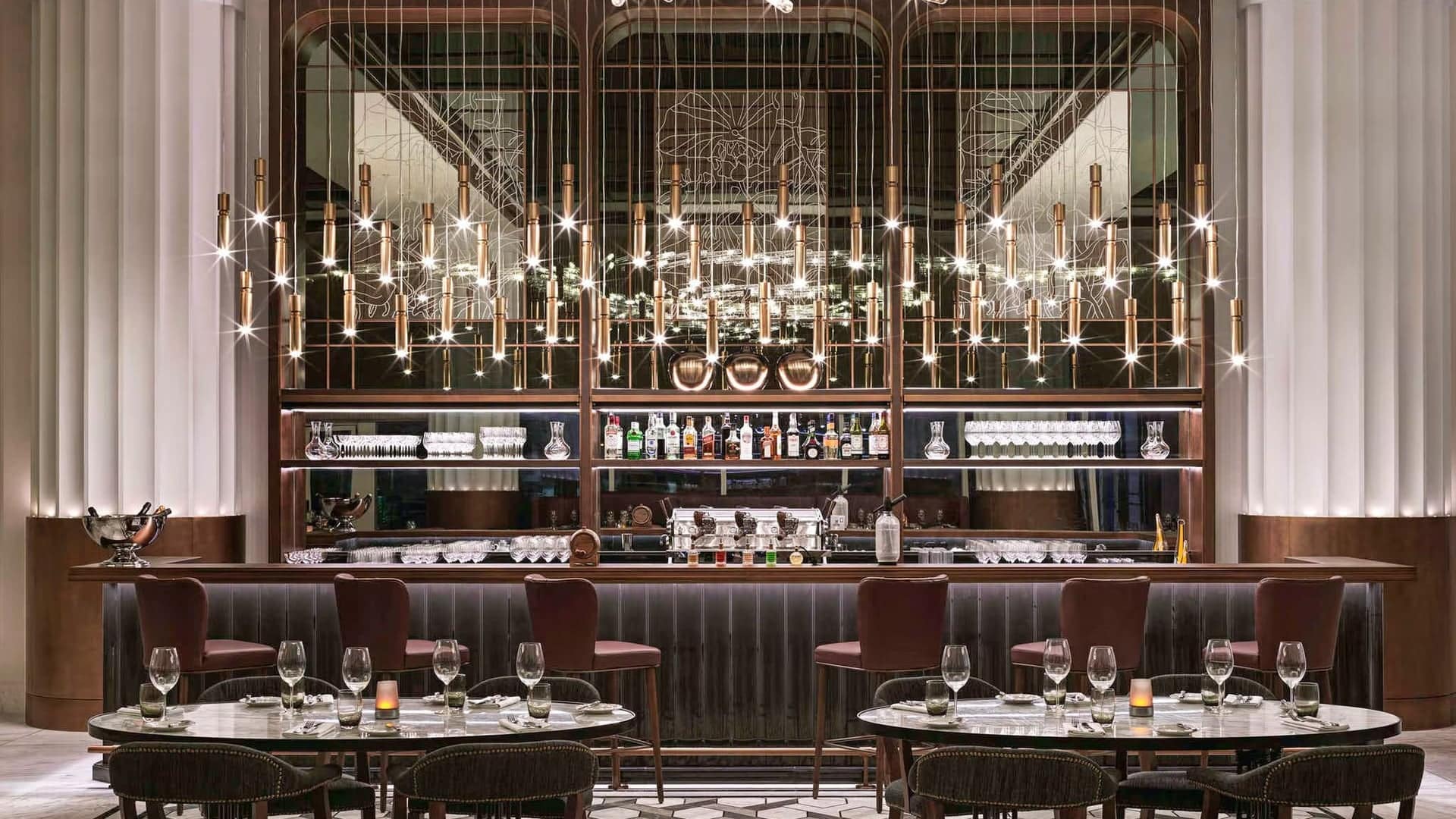 The Brasserie Boulud resturant and bar dubai