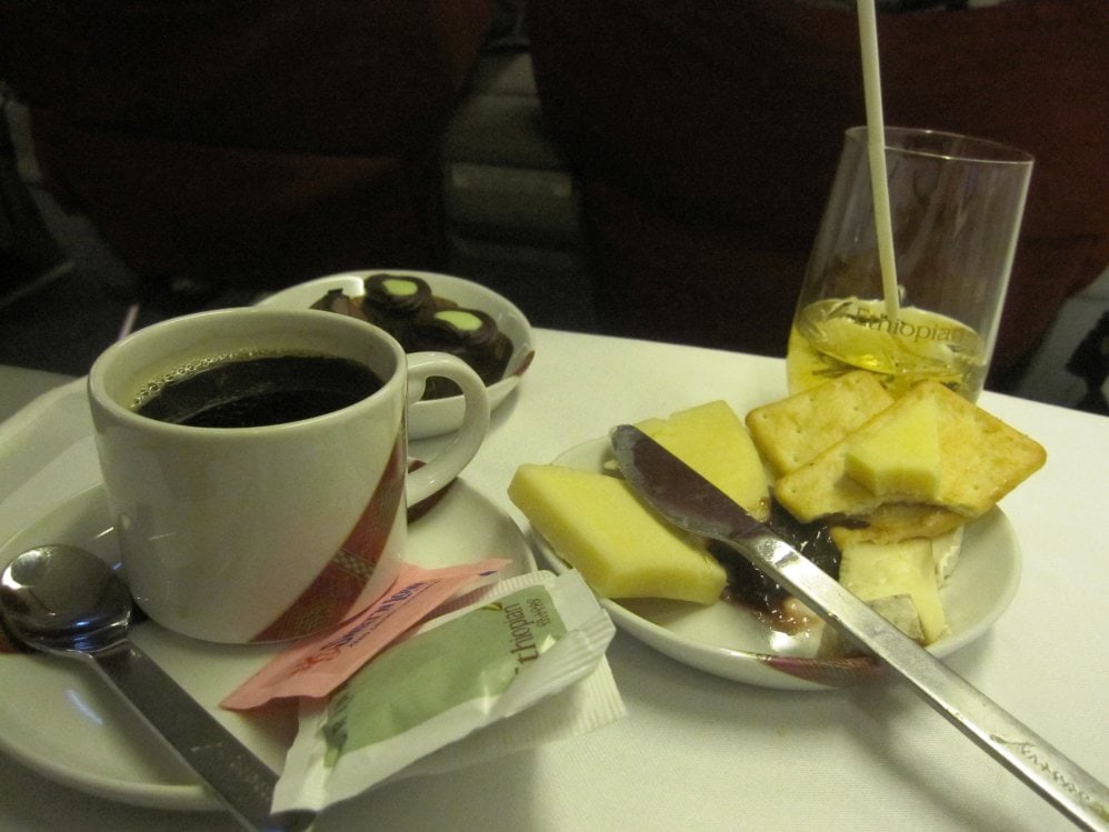 Ett guldkorn på Arlanda - Ethiopian Airlines Business Class till Rom - 12