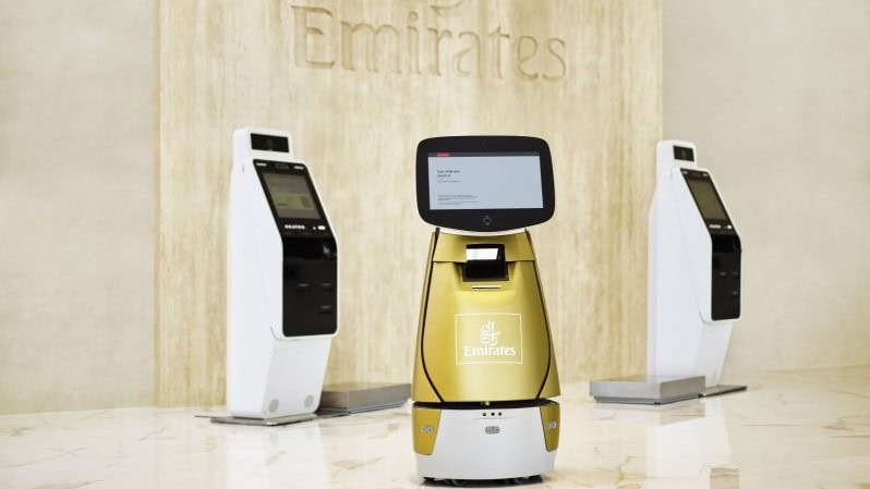 Emirates unveils robotic check-in assistant
