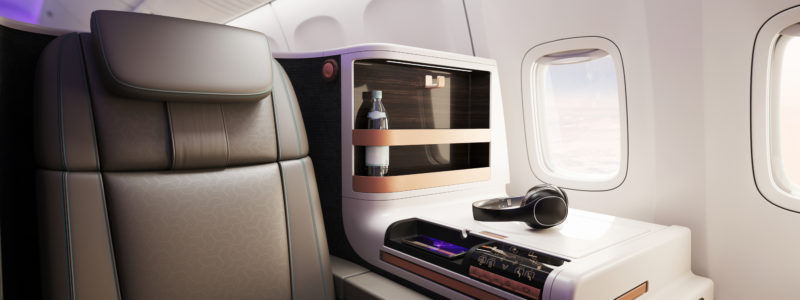 Boeing med nytt business class sete