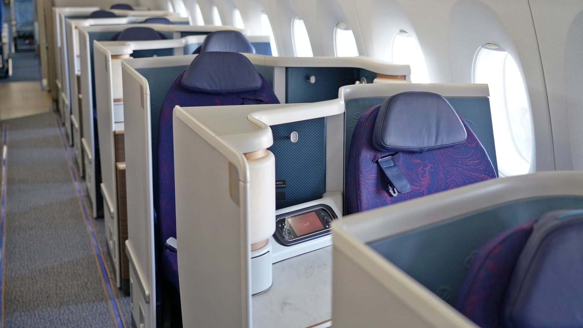 Airlines News - Air China unveils A350 Business Class "mini-suite"