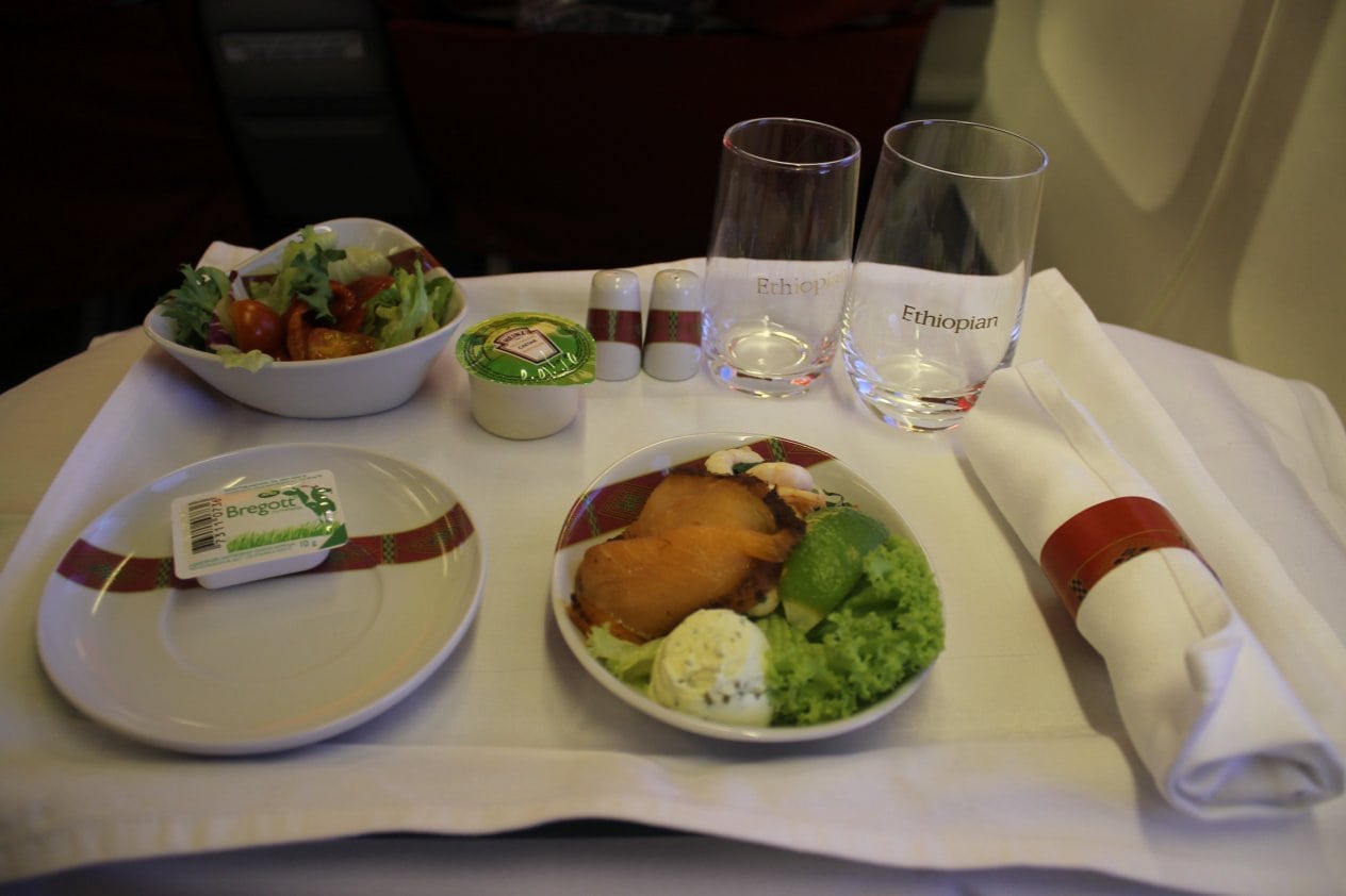 En sista flygning med Ethiopian Airlines business class Stockholm-Rom - 11