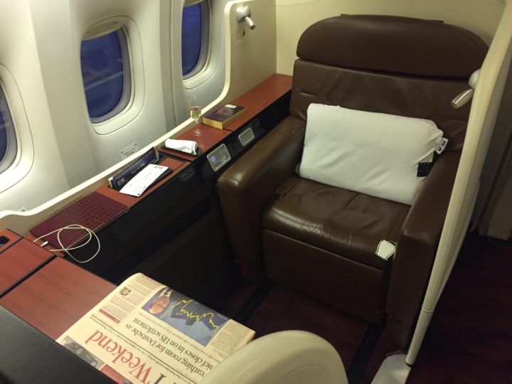 Medlemsrecension: 96 timmar, 23.534 miles, 1 hotellnatt, 3 long-haul Första klass, 2 short-haul Business class - 8