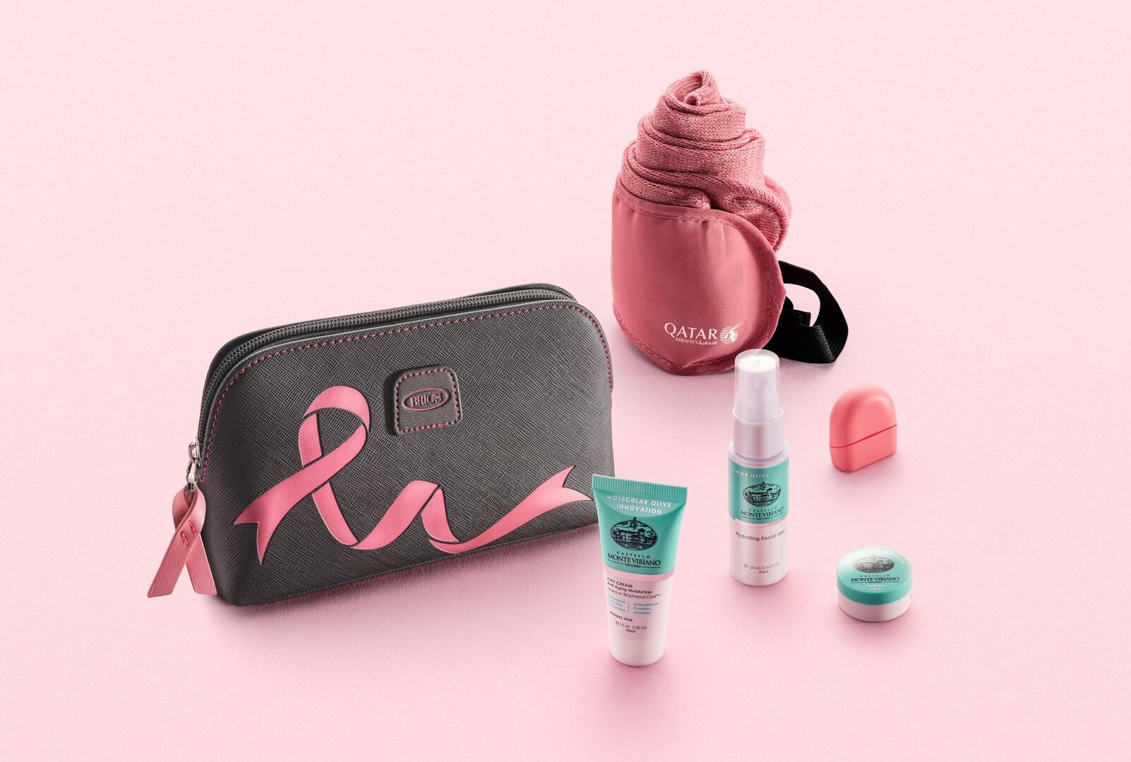 Qatar Airways Marks Breast Cancer Awareness Month with Limited Edition Amenity Kits and ‘Think Pink’ Onboard Menu