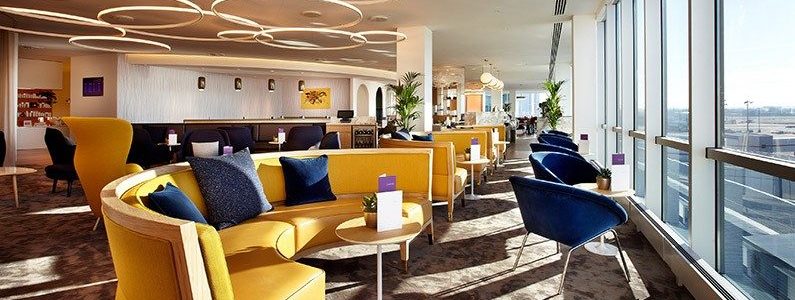 Kig ind i Virgin Atlantics nye clubhouse lounge på Gatwick