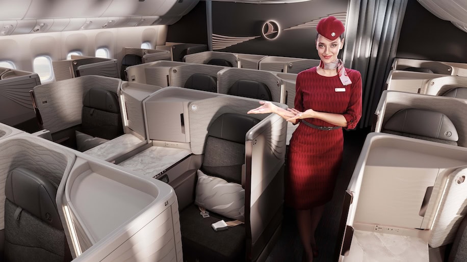 Turkish Airlines - showcases "Crystal" Business Class suite