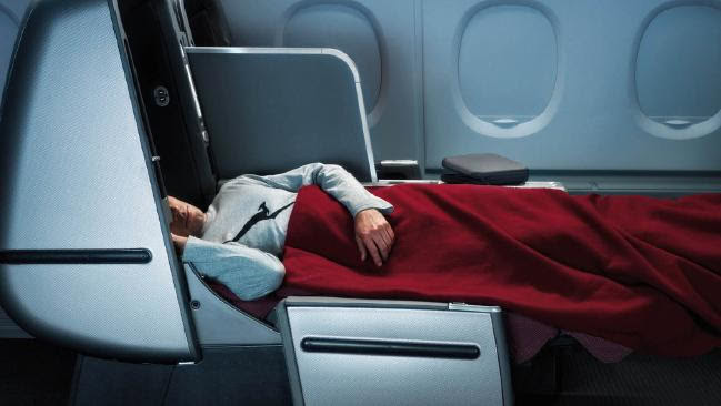 Nye pyjamasser i første klasse og på business class hos Qantas - 1