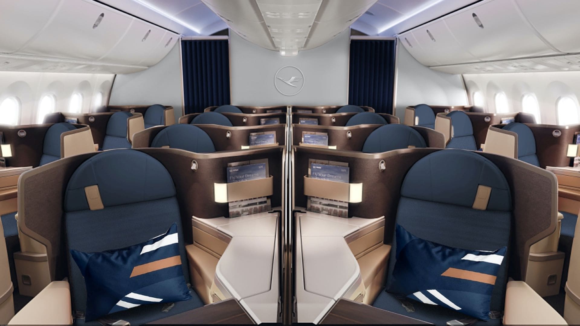 Airlines News - Lufthansa confirms Business Class seating on its five acquired Dreamliners