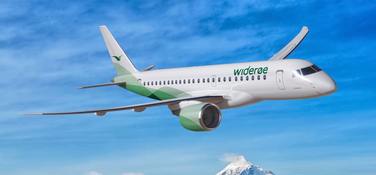Bergen - Tromsø først ut for Widerøes nye jetfly