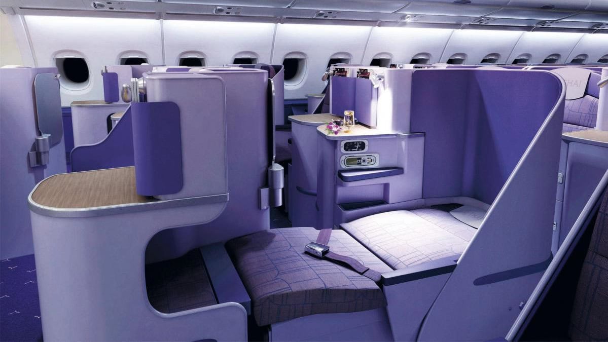 Airline review Cabin & Seat - Thai Airways - 4