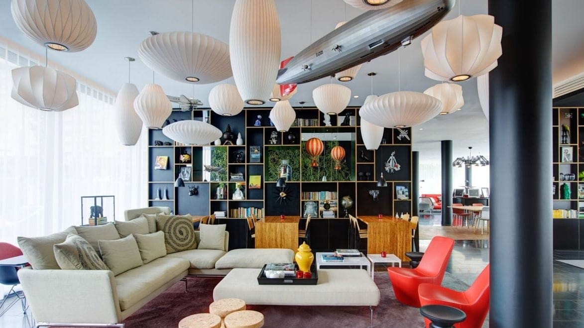 Inside citizenM Paris Charles de Gaulle Airport