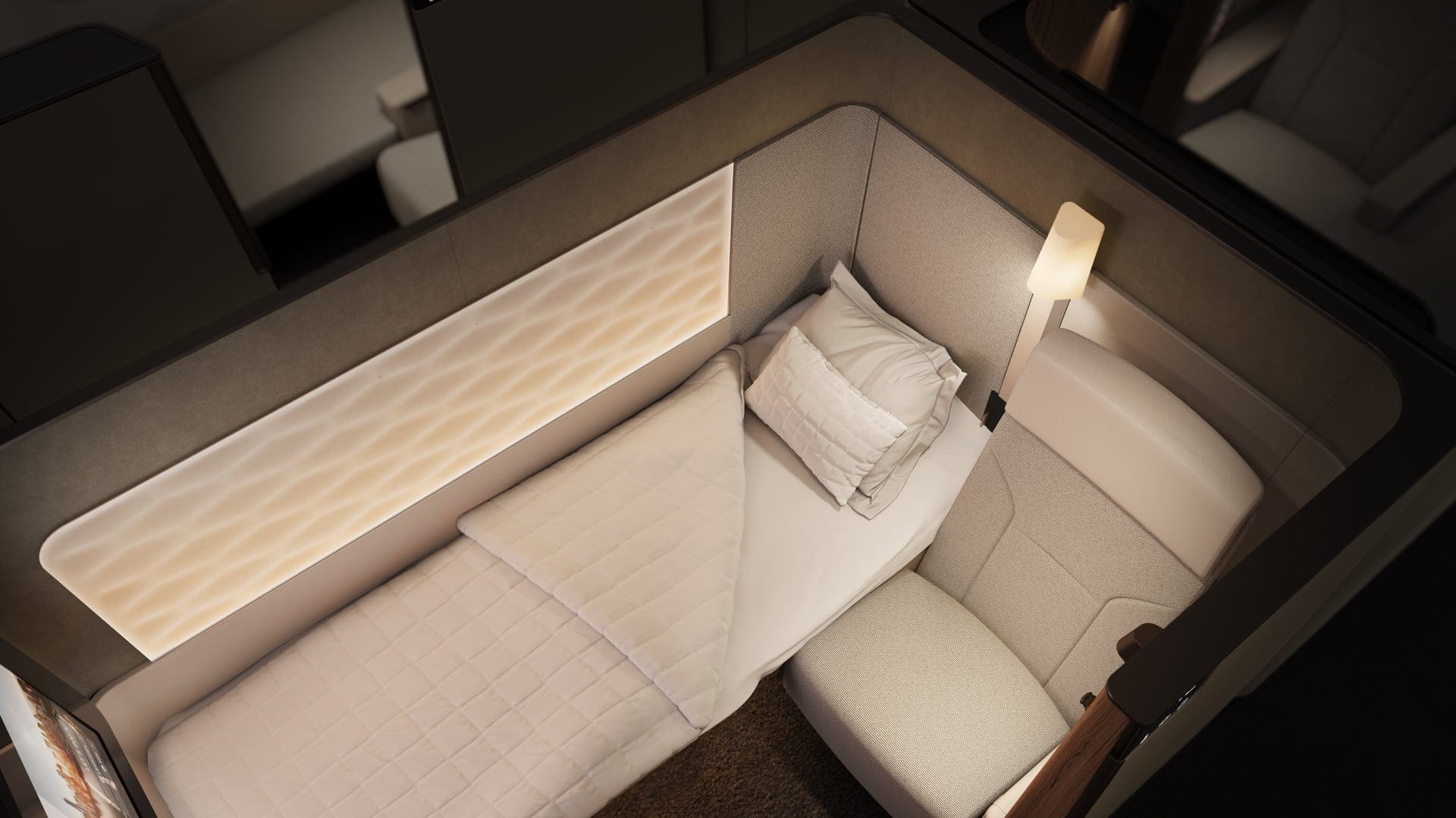 Airlines News - Qantas reveals A350 First Class and Business Class cabins