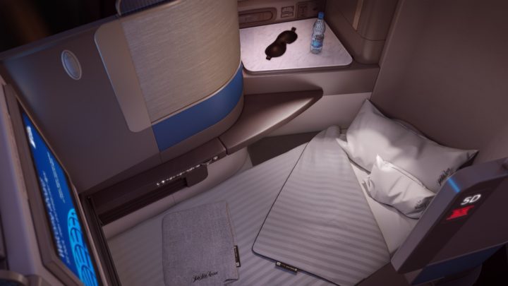 United Airlines nya Polaris Business Class har haft premiär - 1