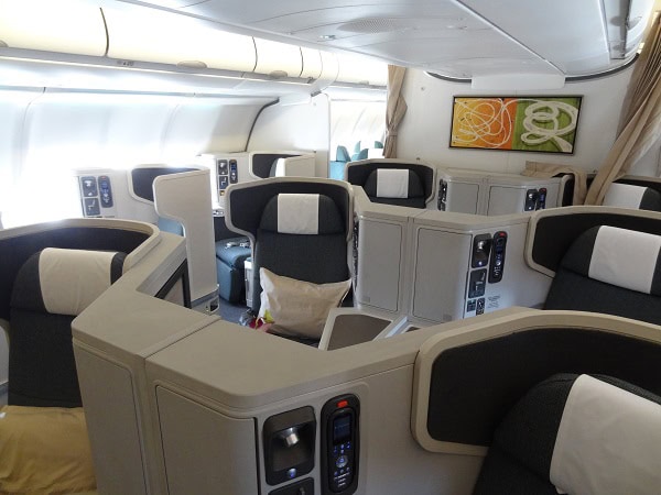 Anmeldelse: Cathay Pacific, business class, Sydney - Hong Kong