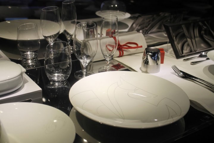 Air France's new first class - La Première 'A Designer Suite' - New chinaware, new amenity kit and new uniform for the staff - 2