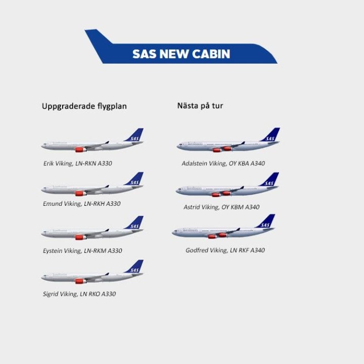 SAS uppgradering av Airbus A330-flottan är nu klar - 7