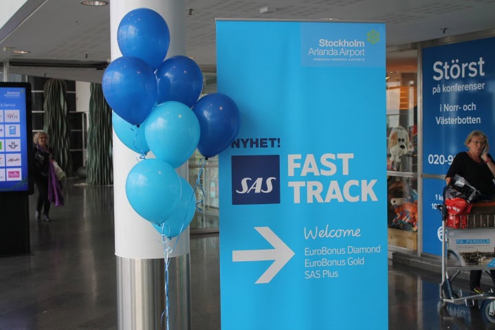 Invigning av SAS nya fast track på Arlanda terminal 4 - 6
