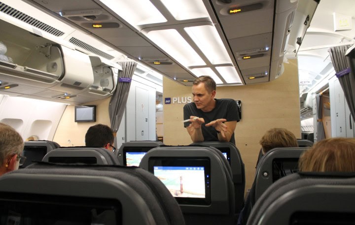 Hur ska framtidens SAS-kabiner se ut? Vi deltar i fokusgrupp inför kommande Airbus A350 - Ombordstigning och första intryck