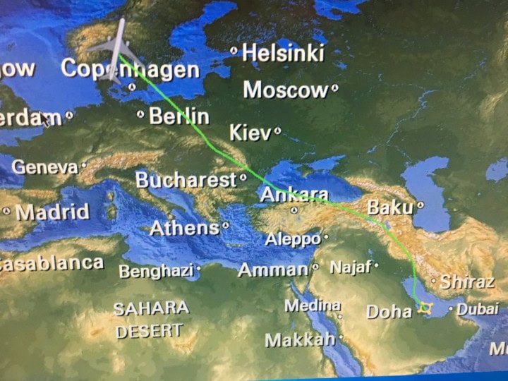 Är en resa med Qatar Airways på business class medicinen mot flygskräck? Recension av Qatar Airways Business Class, Oslo-Doha-Singapore t/r - 6