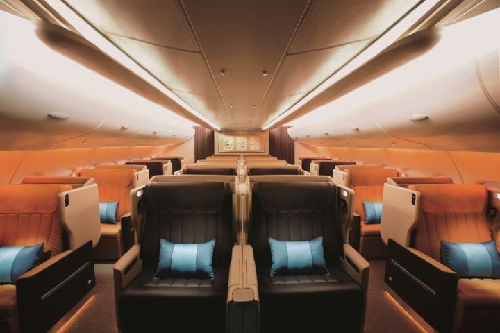 De bedste sæder i business class når du ikke rejser alene - 3. Etihad - 4
