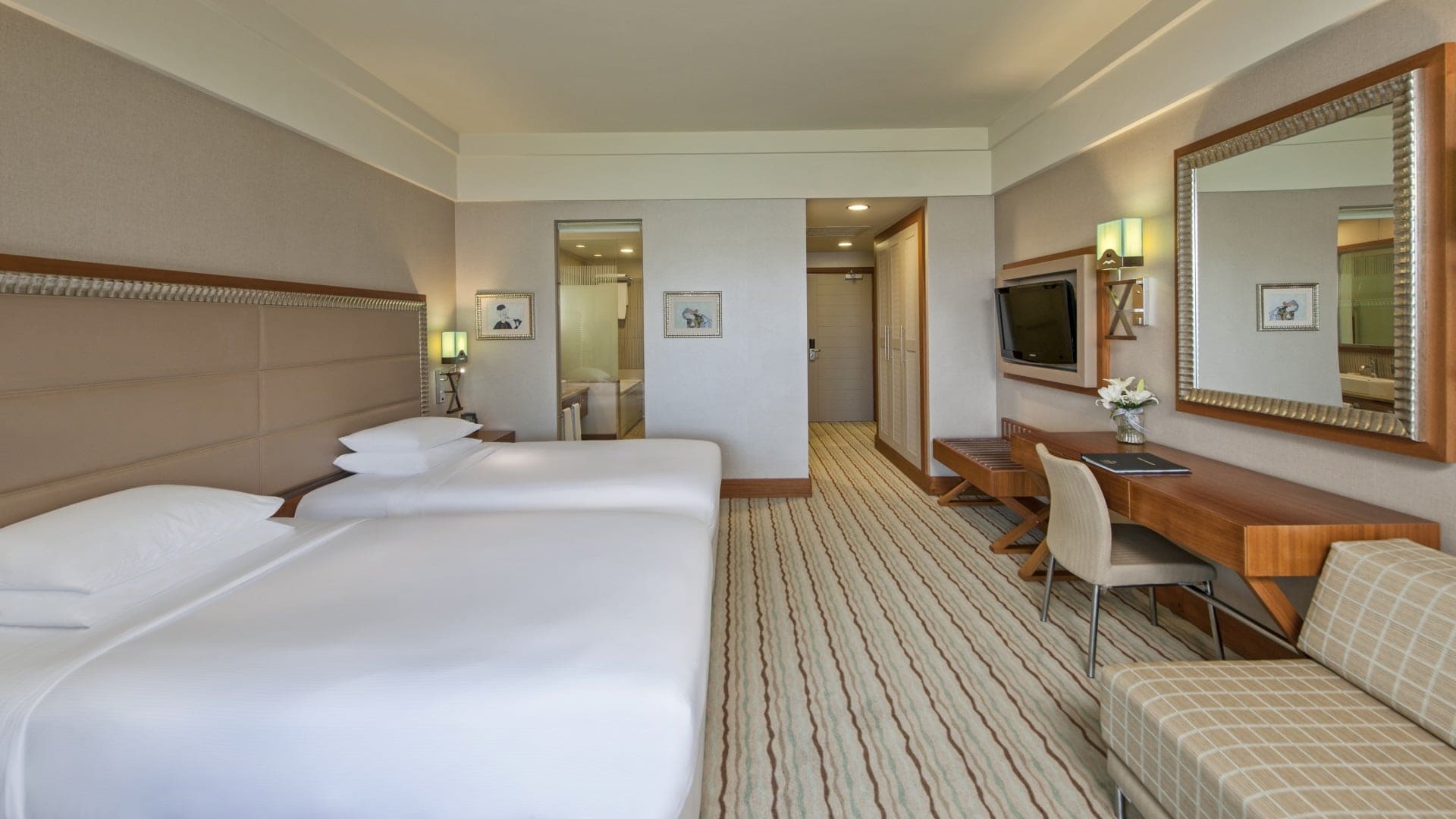 a luxury room at the Hilton Dalaman Sarigerme Resort & Spa 