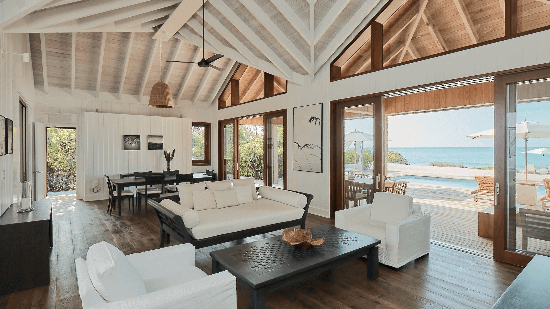 a room at The COMO Parrot Cay with a private swimming pool