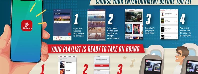 Emirates introduserer ny underholdningsfunksjon ombord