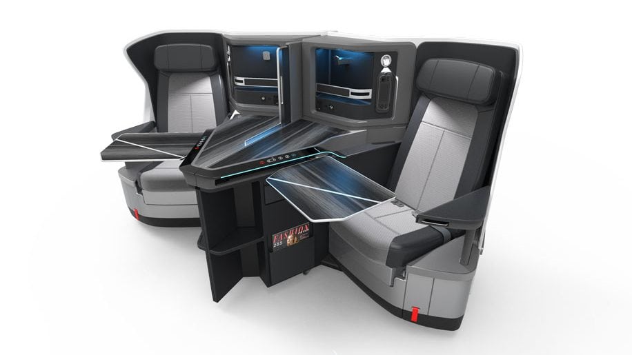 KLM Unveils New Business Class Seat For Its B787-10 Dreamliners