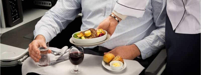 Den bedste måltider på business class