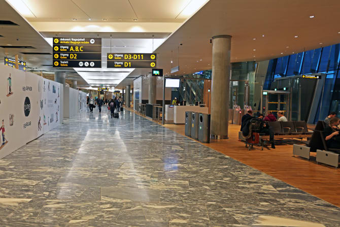 Den nye terminalen ved Oslo Lufthavn åpnes for prøvedrift - 2
