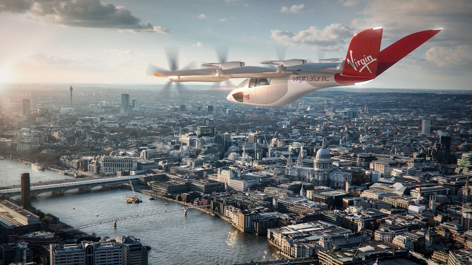 Virgin Atlantic and American Airlines back British electric flying taxi project