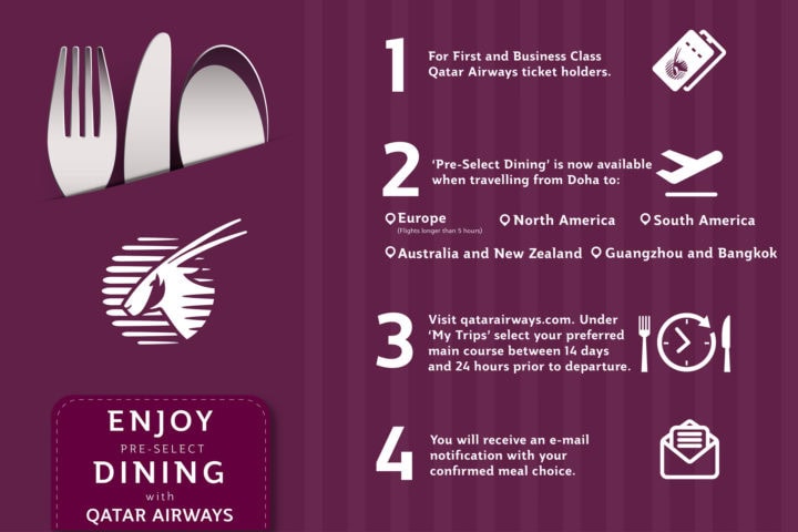 You Can Now Pre-Order Your Meal With Qatar Airways