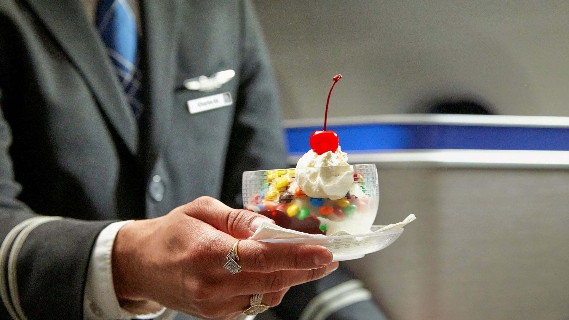 United Airlines brings back ice cream sundaes