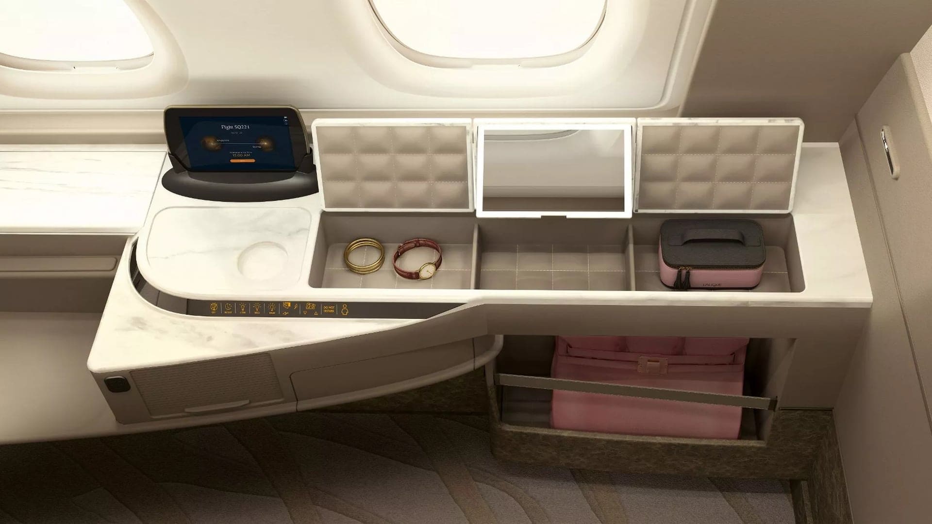 Airline review Cabin & Seat - Singapore Airlines - 5