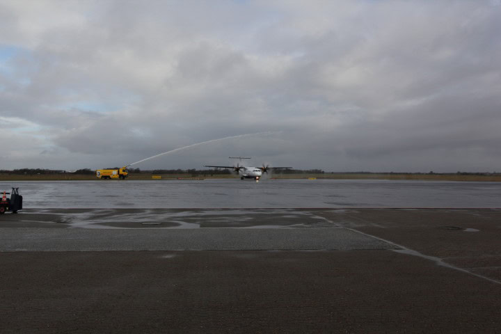 Indvielse af Danmarks nyeste indenrigsrute – Esbjerg-København - 2