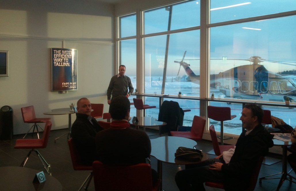 Test av helikopter i reguljärtrafik Helsingfors-Tallinn - 4