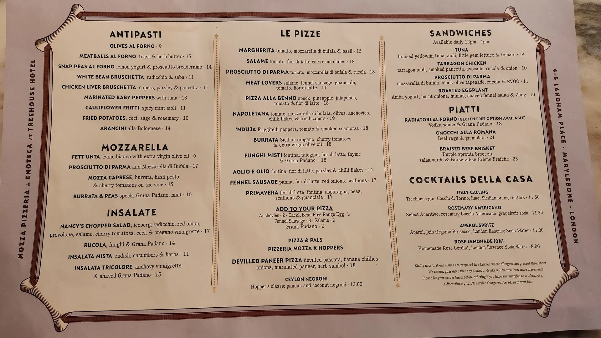 Hotel review Restaurants & Bars' - Treehouse Hotel London - 4